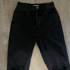 Pacsun High Waisted Black Dad Jean (Women’s size 25)